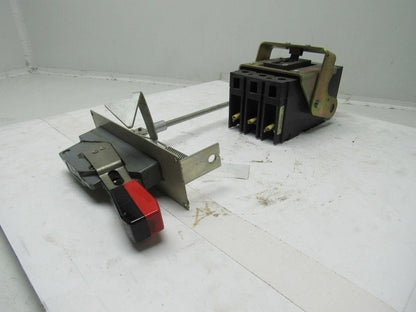 ABB UXAB 727131 R 103 3 Pole 20 Amp 480V Breaker & Disconnect Switch