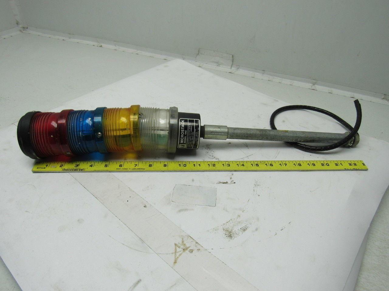 TOMAR MICROSTACK 440 4 Tier Status Light Tower 85-264VAC 50/60Hz