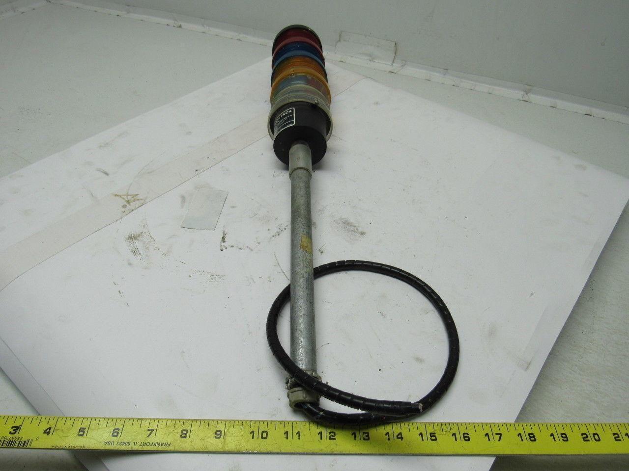 TOMAR MICROSTACK 440 4 Tier Status Light Tower 85-264VAC 50/60Hz