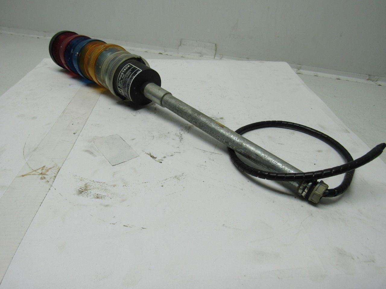 TOMAR MICROSTACK 440 4 Tier Status Light Tower 85-264VAC 50/60Hz