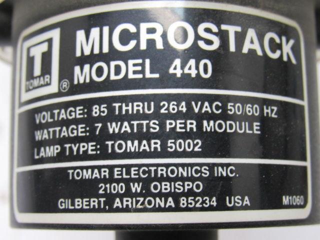TOMAR MICROSTACK 440 4 Tier Status Light Tower 85-264VAC 50/60Hz