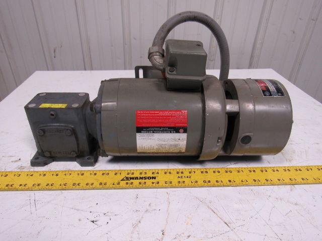 Boston Gear F713-10-B5-G 10:1 Speed Reducer W/Brake 3/4HP 208-230/460V 3PH
