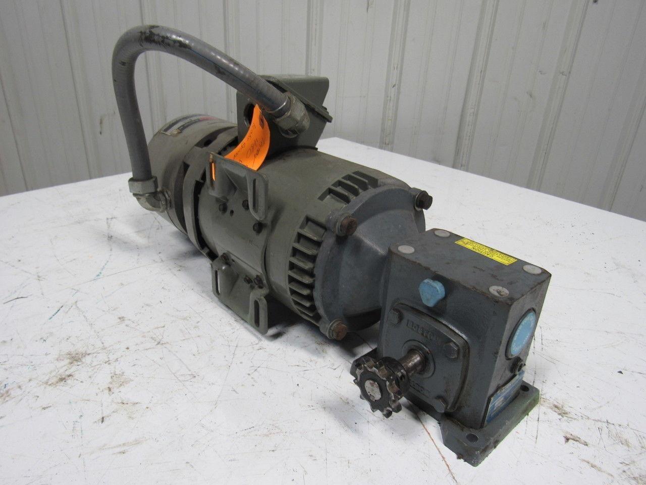 Boston Gear F713-10-B5-G 10:1 Speed Reducer W/Brake 3/4HP 208-230/460V 3PH