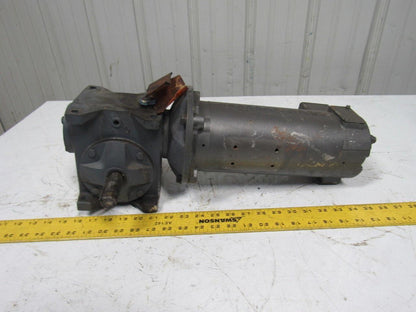 Grant Size 200 Style STF 40:1 Speed Reducer Worm Gear 1/2Hp 90VDC