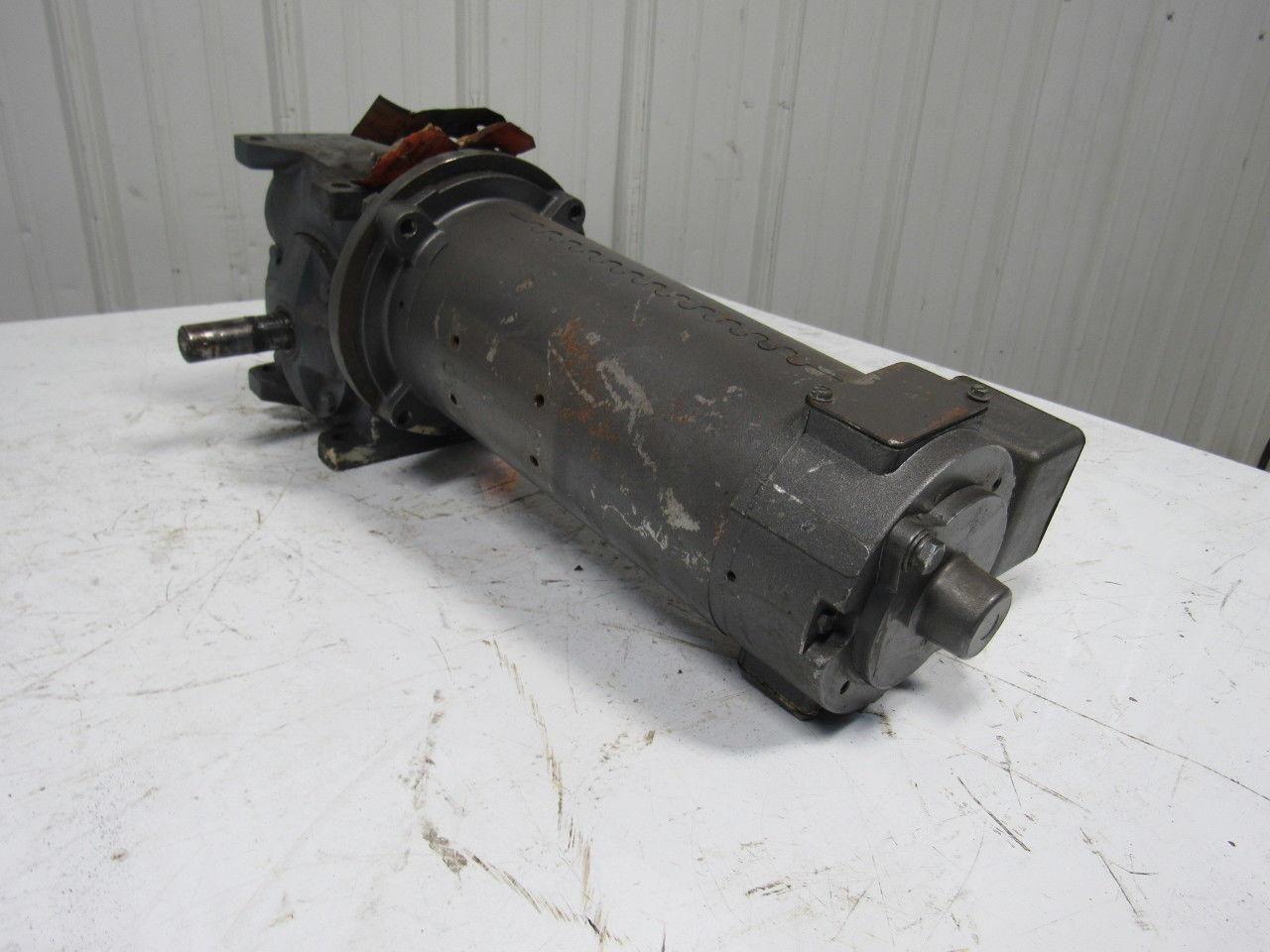 Grant Size 200 Style STF 40:1 Speed Reducer Worm Gear 1/2Hp 90VDC