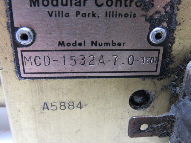 MODULAR CONTROL MCD-1532A-7.0-360T Hydraulic Valve & Solenoid From 36V Raymond L