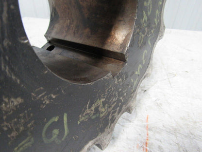 Industrial Art Double Roller Chain Sprocket Steampunk 14" OD 15 Tooth 4-3/8" ID