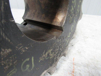 Industrial Art Double Roller Chain Sprocket Steampunk 14" OD 15 Tooth 4-3/8" ID