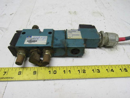 Mac 811C-PM-596AA-152 Pneumatic Solenoid Valve W/PME-596AAAA 24VDC