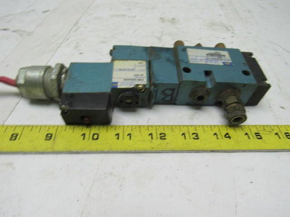 Mac 811C-PM-596AA-152 Pneumatic Solenoid Valve W/PME-596AAAA 24VDC