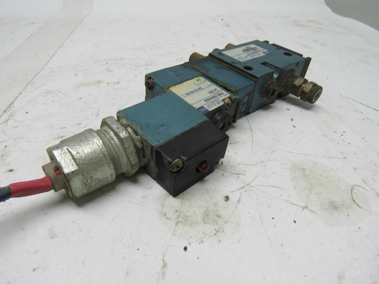 Mac 811C-PM-596AA-152 Pneumatic Solenoid Valve W/PME-596AAAA 24VDC