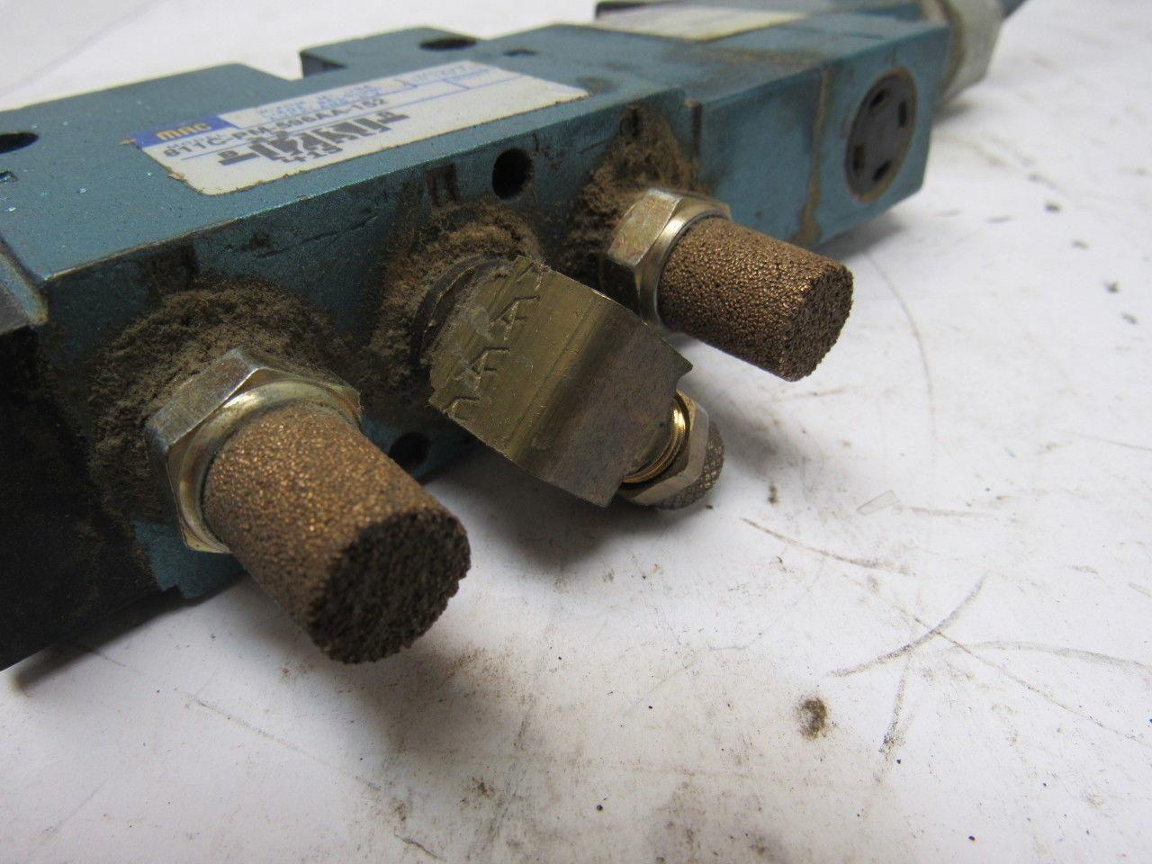 Mac 811C-PM-596AA-152 Pneumatic Solenoid Valve W/PME-596AAAA 24VDC