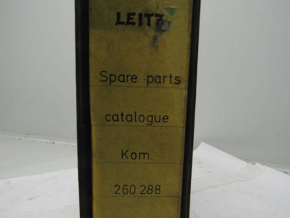 Albert Frankenthal Folder Superstructure Spare Parts Catalogue & Assembly Hints