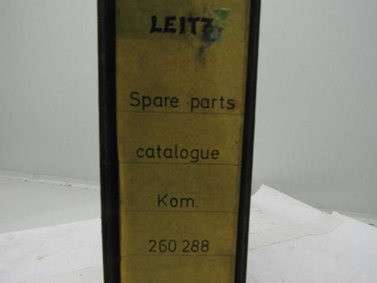 Albert Frankenthal Folder Superstructure Spare Parts Catalogue & Assembly Hints