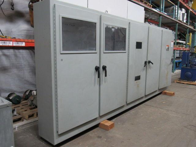 HOFFMAN ? 16'6" x 7' x 18" 5 Door Electrical Enclosure Box W/ Extras Disconnect