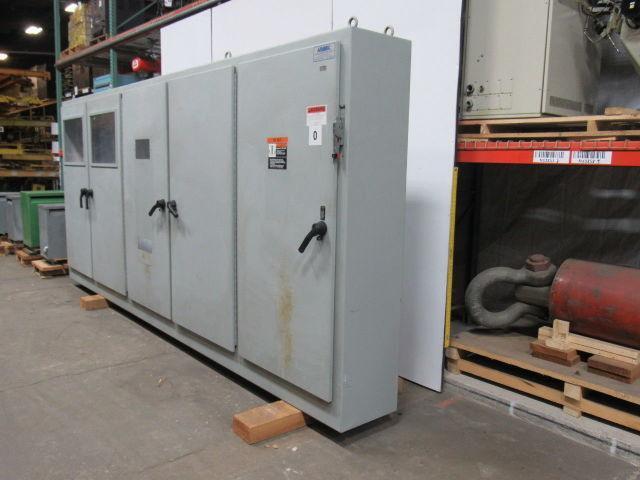 HOFFMAN ? 16'6" x 7' x 18" 5 Door Electrical Enclosure Box W/ Extras Disconnect