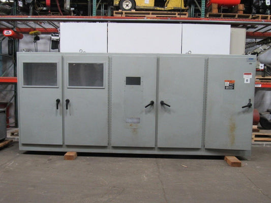 HOFFMAN ? 16'6" x 7' x 18" 5 Door Electrical Enclosure Box W/ Extras Disconnect