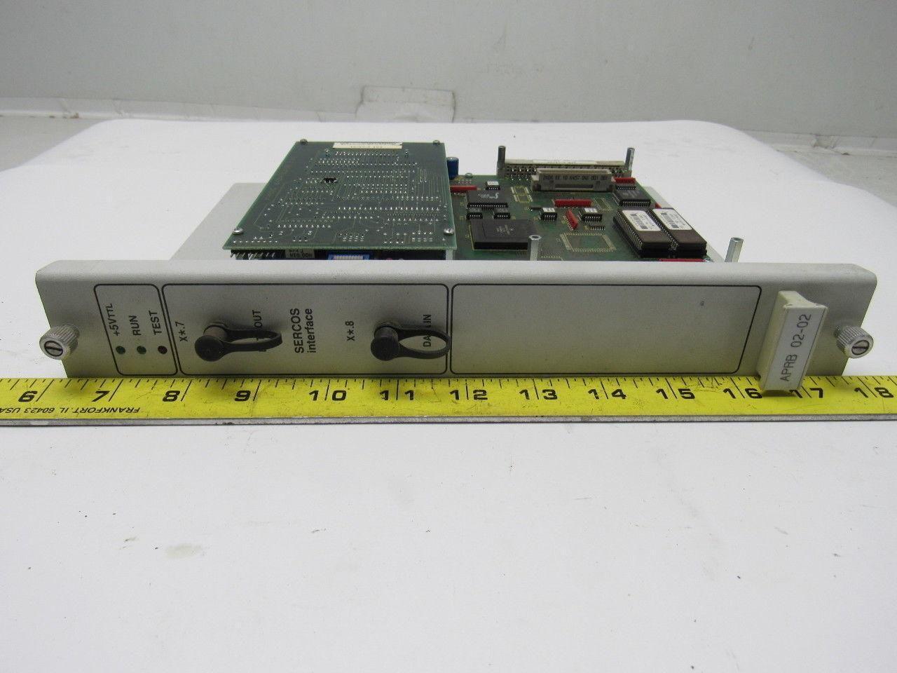 Indramat APRB02-02-FW Sercos Interface Module Card