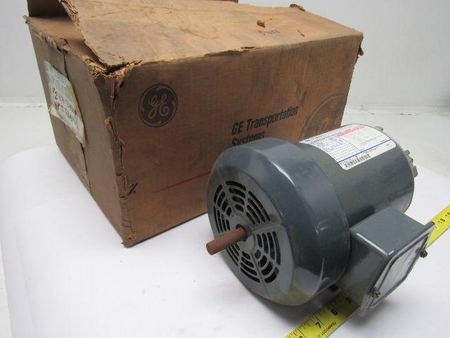 GE General Electric 5K35JN196 1/2Hp Electric Motor 230/460V 3Ph 3450 RPM 48Z FR