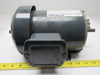 GE General Electric 5K35JN196 1/2Hp Electric Motor 230/460V 3Ph 3450 RPM 48Z FR
