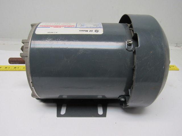 GE General Electric 5K35JN196 1/2Hp Electric Motor 230/460V 3Ph 3450 RPM 48Z FR