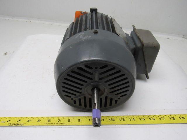 Horwath 2Hp Double Shaft Electric Motor 3Ph 230/460V 145TZ Frame 1800 RPM