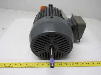 Horwath 2Hp Double Shaft Electric Motor 3Ph 230/460V 145TZ Frame 1800 RPM