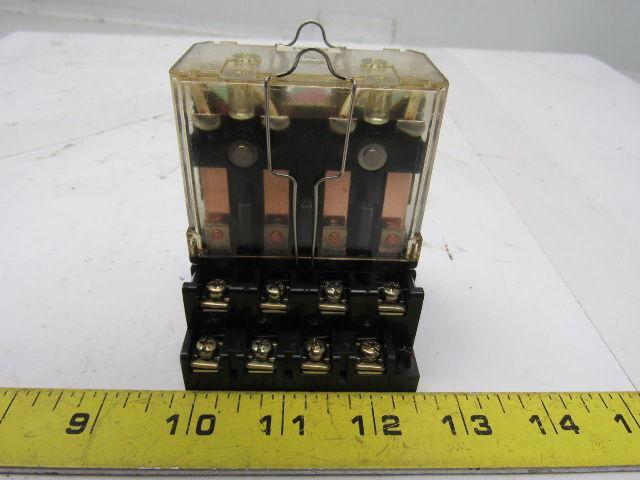 Matsushita HG4-DC24V Relay W/Socket 20A 250V From a Watino LG71 CNC