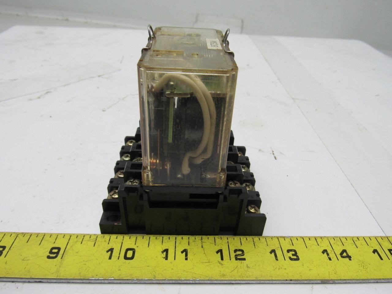 Matsushita HG4-DC24V Relay W/Socket 20A 250V From a Watino LG71 CNC