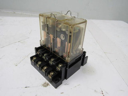 Matsushita HG4-DC24V Relay W/Socket 20A 250V From a Watino LG71 CNC
