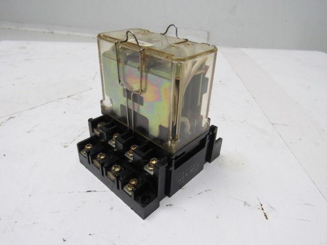 Matsushita HG4-DC24V Relay W/Socket 20A 250V From a Watino LG71 CNC