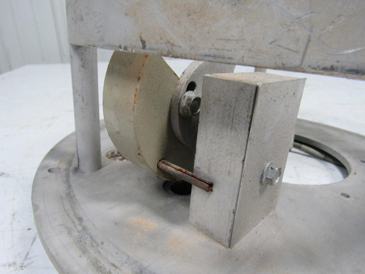 Plastic Injection Molding Material Hopper Isolator Valve 14" OD