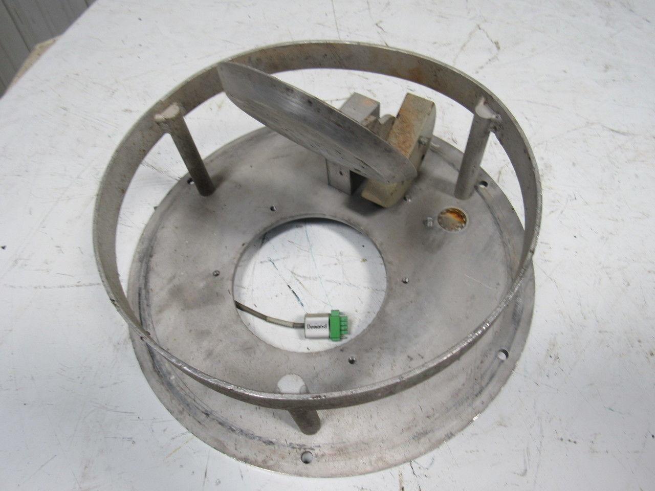 Plastic Injection Molding Material Hopper Isolator Valve 14" OD