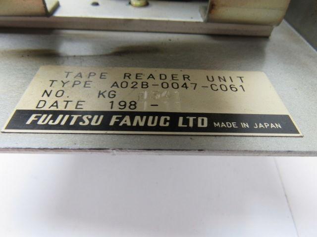 Fujitsu Fanuc A02B-0047-C061 Tape Reader Unit From a Wasino LG71 CNC