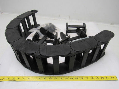 Igus 380.01 Energy Chain Flex Hose Cable Cat Track  W/27  Vertical Separators