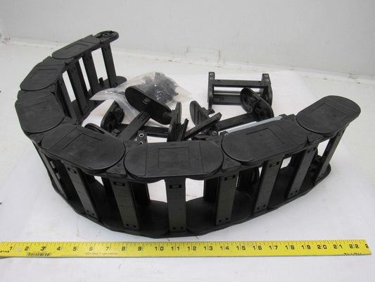 Igus 380.01 Energy Chain Flex Hose Cable Cat Track  W/27  Vertical Separators