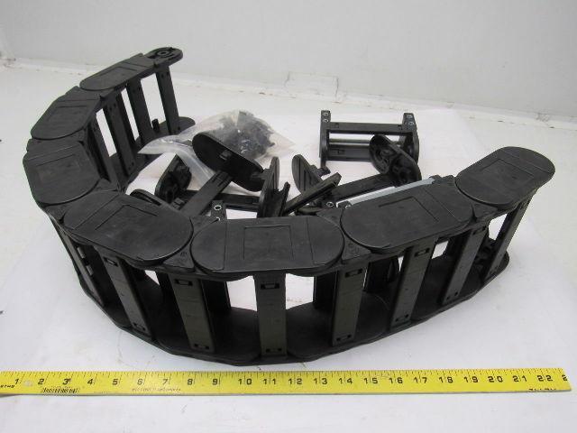 Igus 380.01 Energy Chain Flex Hose Cable Cat Track  W/27  Vertical Separators