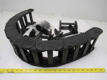 Igus 380.01 Energy Chain Flex Hose Cable Cat Track  W/27  Vertical Separators