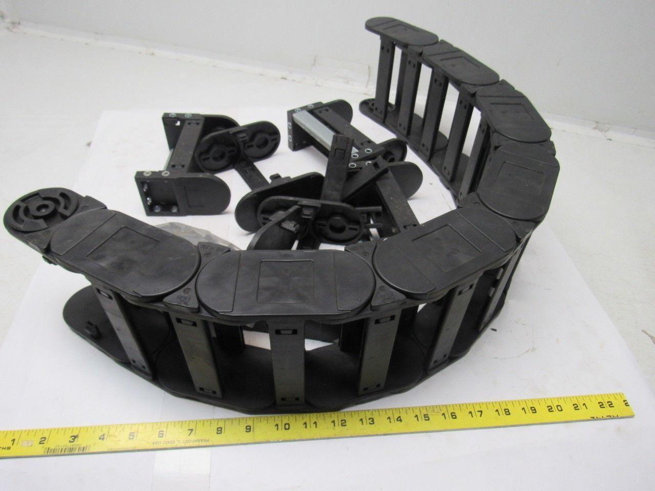 Igus 380.01 Energy Chain Flex Hose Cable Cat Track  W/27  Vertical Separators