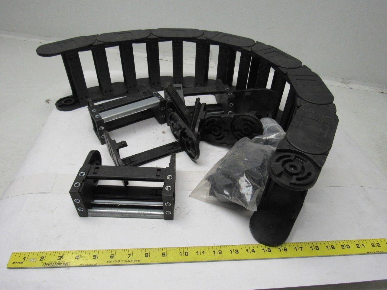 Igus 380.01 Energy Chain Flex Hose Cable Cat Track  W/27  Vertical Separators