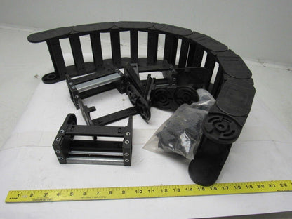 Igus 380.01 Energy Chain Flex Hose Cable Cat Track  W/27  Vertical Separators