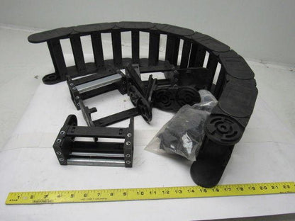 Igus 380.01 Energy Chain Flex Hose Cable Cat Track  W/27  Vertical Separators