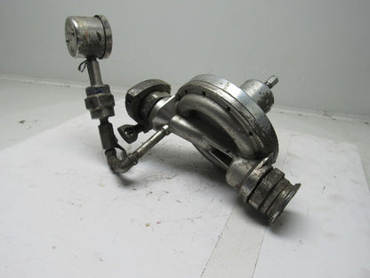 Graco 223824 Back Pressure Regulator 2" Sanitary Clamp Fittings W/Gauge