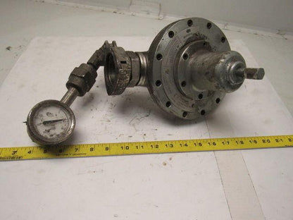 Graco 223824 Back Pressure Regulator 2" Sanitary Clamp Fittings W/Gauge