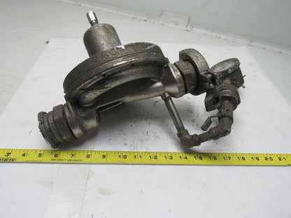 Graco 223824 Back Pressure Regulator 2" Sanitary Clamp Fittings W/Gauge