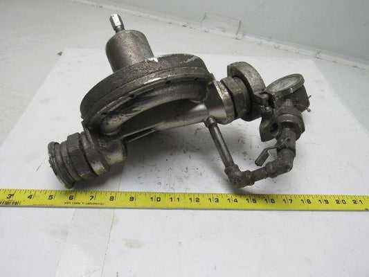 Graco 223824 Back Pressure Regulator 2" Sanitary Clamp Fittings W/Gauge