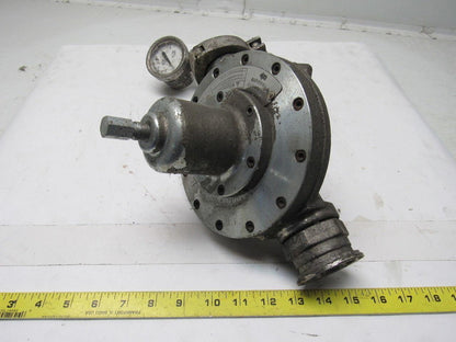 Graco 223824 Back Pressure Regulator 2" Sanitary Clamp Fittings W/Gauge