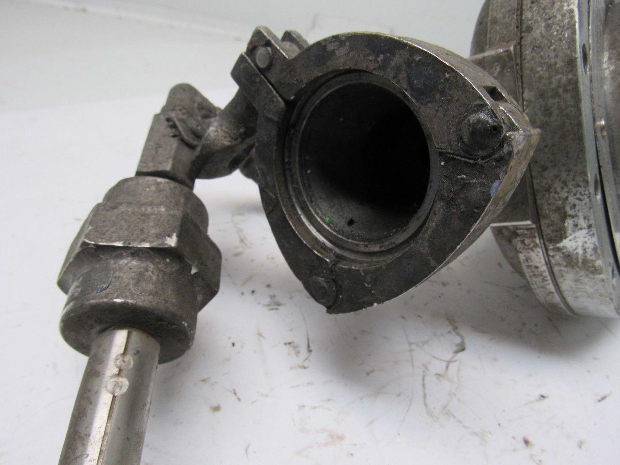 Graco 223824 Back Pressure Regulator 2" Sanitary Clamp Fittings W/Gauge