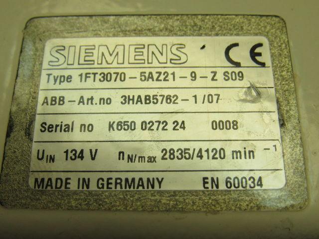 Siemens 3HAB5762-1 ABB Robot Axis AC Electric Servo Motor