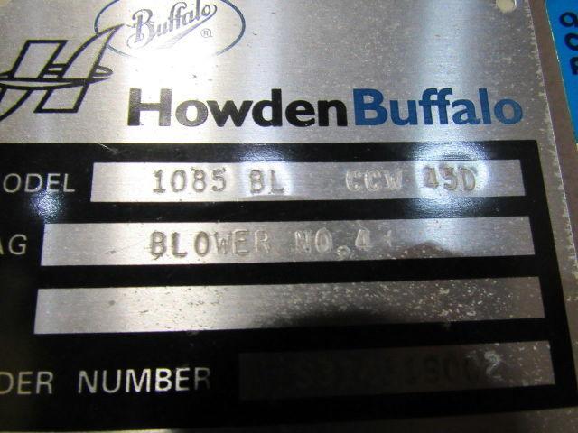HOWDEN BUFFALO 1085 BL CCW 45D Centrifugal Blower New Never Installed